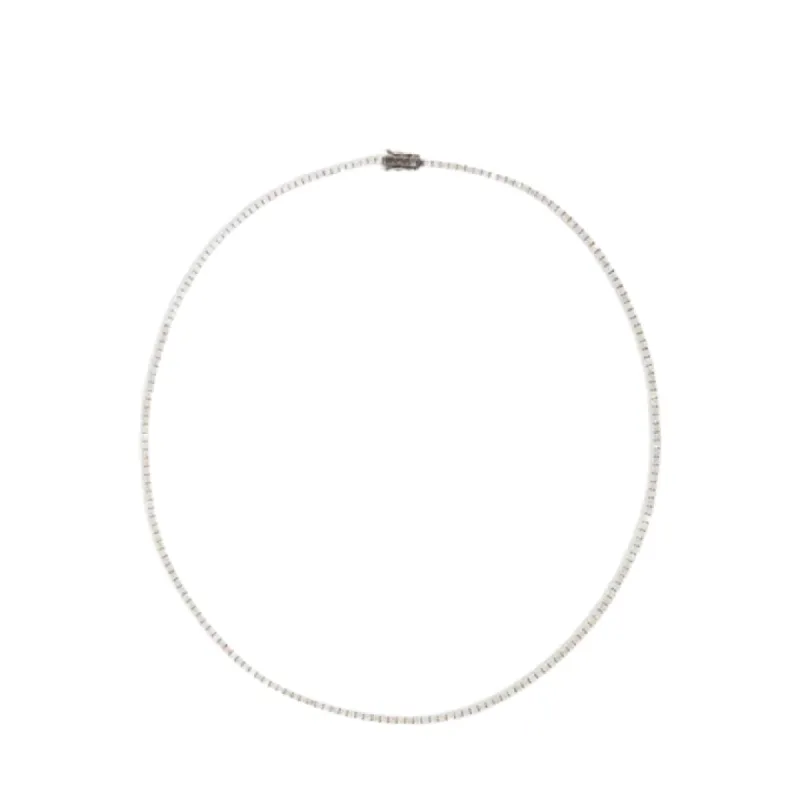 Bolt Diamond Tennis Necklace made by Stoned Fine Jewelry