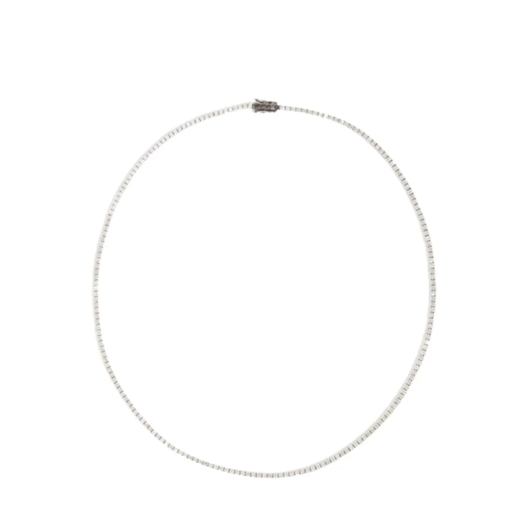 Bolt Diamond Tennis Necklace sold by Stoned Fine Jewelry
