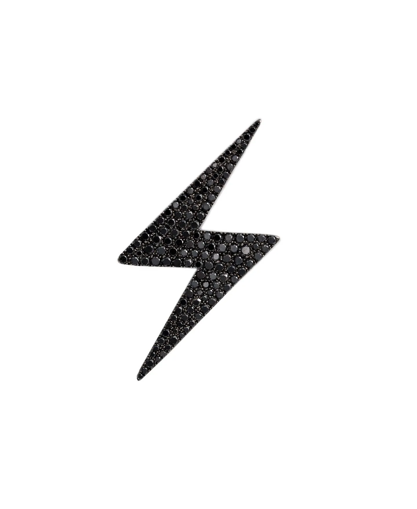 Black Diamond Lightening Bolt sold by Stoned Fine Jewelry