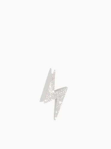 Full Diamond Lightening Bolt sold by Stoned Fine Jewelry product image thumbnail 3