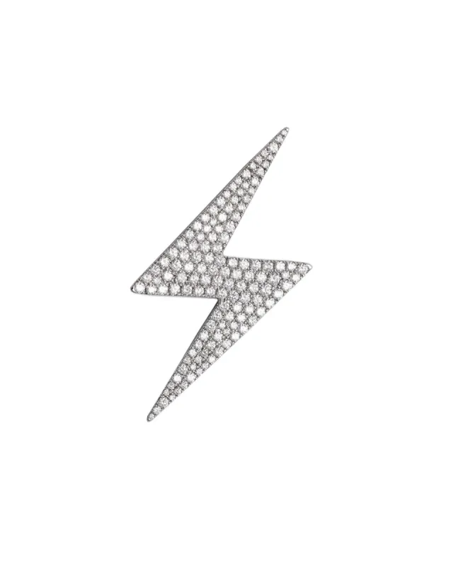 Full Diamond Lightening Bolt sold by Stoned Fine Jewelry