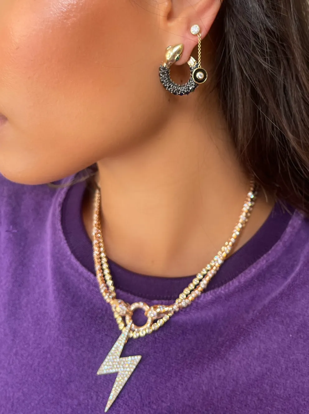 Nova Diamond Necklace sold by Stoned Fine Jewelry product image thumbnail 4