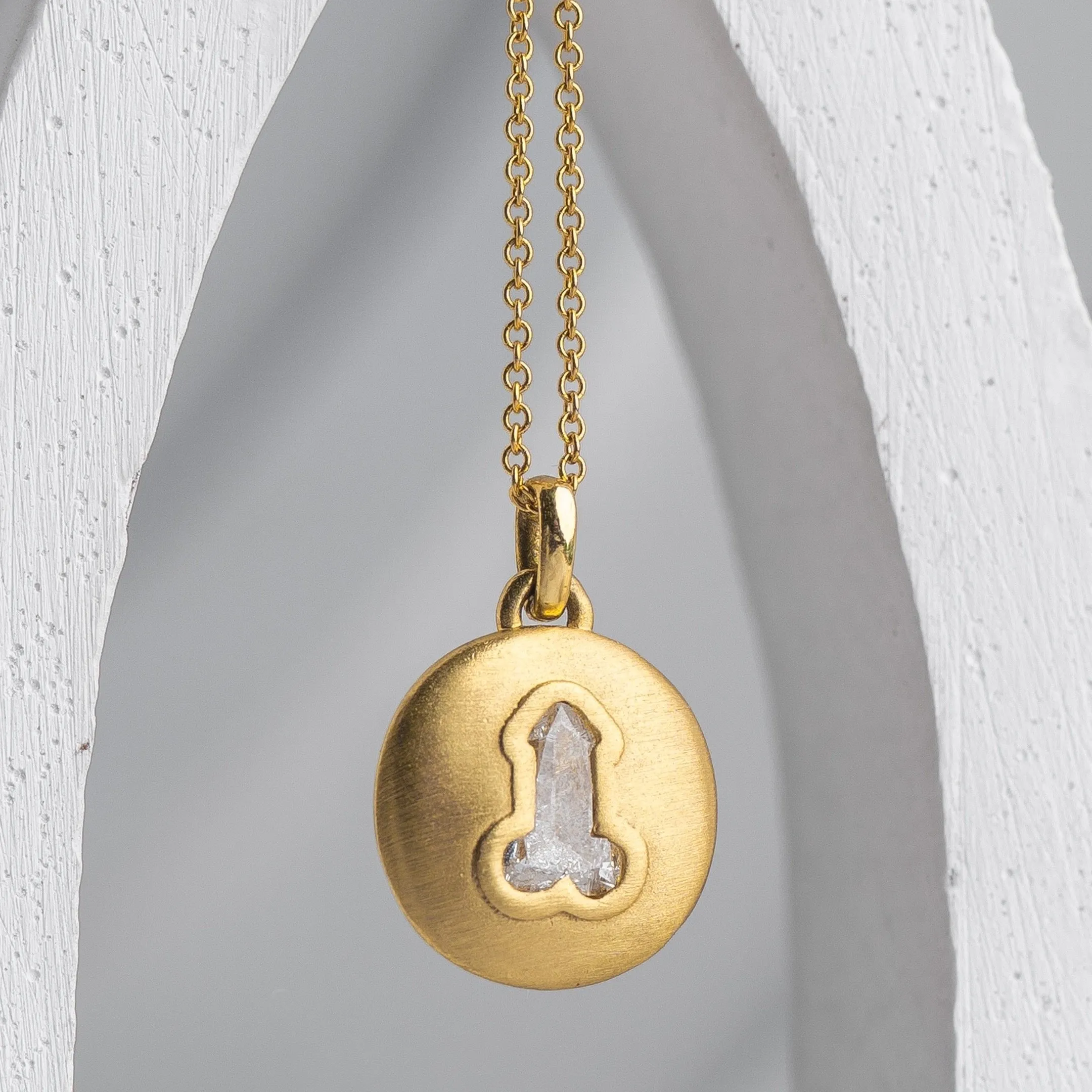 BDE Saucer Pendant sold by Stoned Fine Jewelry product image thumbnail 2