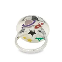 Out in Space Mega Saucer Ring sold by Stoned Fine Jewelry product image thumbnail 5