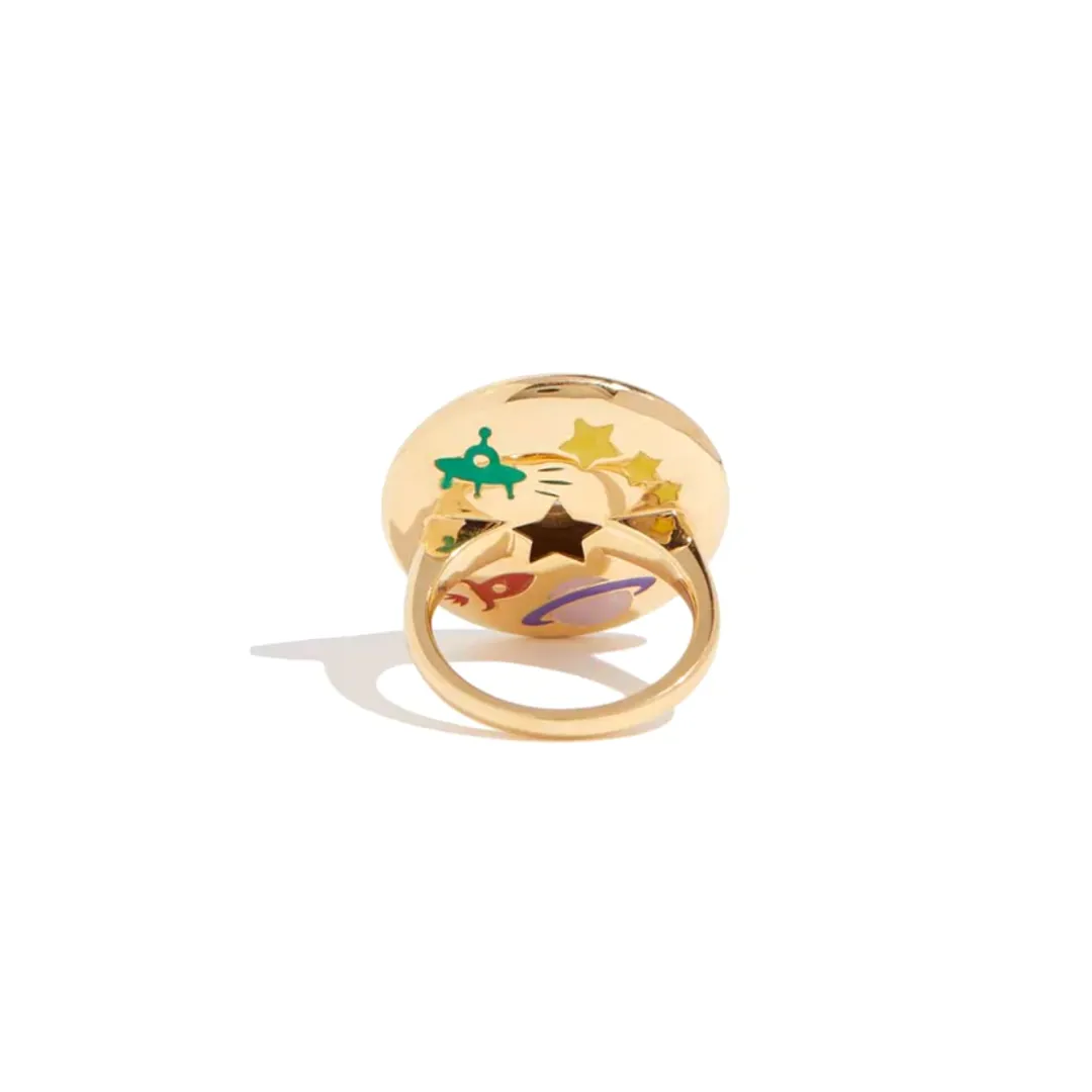 Out in Space Mega Saucer Ring sold by Stoned Fine Jewelry product image thumbnail 3