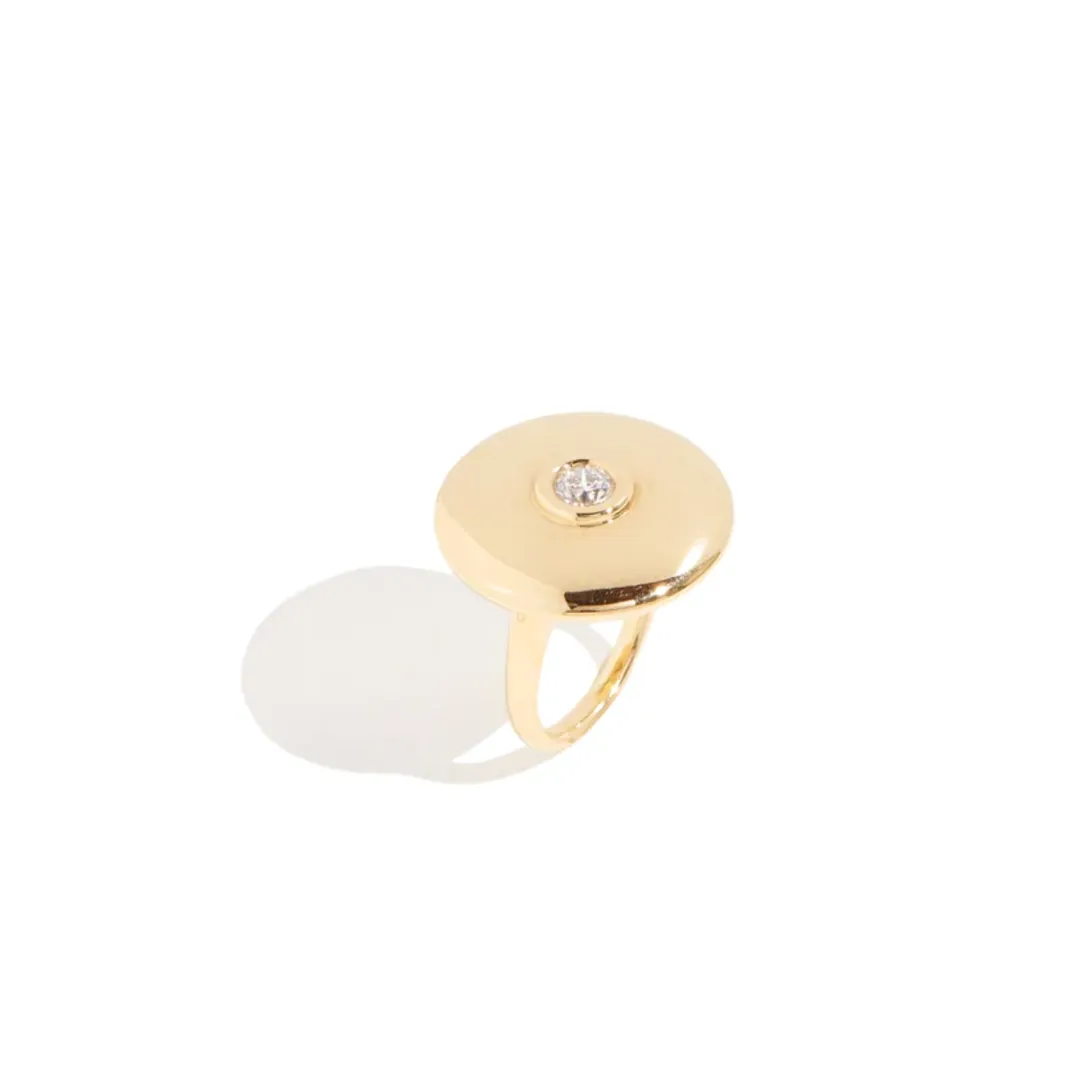 Out in Space Mega Saucer Ring sold by Stoned Fine Jewelry product image thumbnail 2