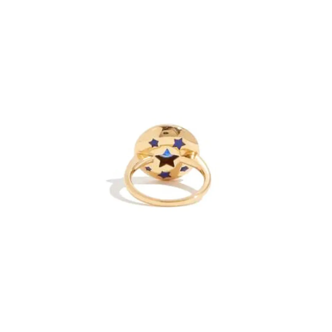Skylight Starburst Saucer Ring sold by Stoned Fine Jewelry product image thumbnail 2