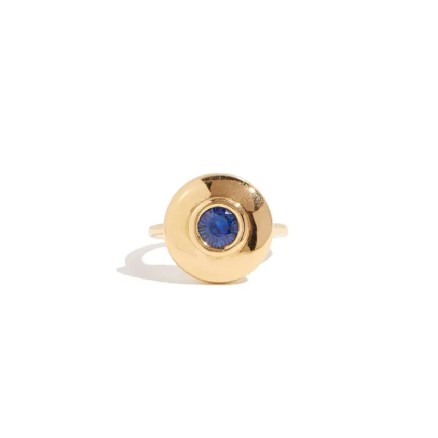 Skylight Starburst Saucer Ring sold by Stoned Fine Jewelry