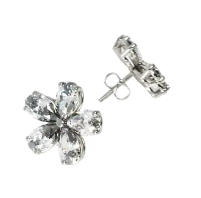 GIA Certified Forget-Me-Not Diamond Earrings sold by Stoned Fine Jewelry product image thumbnail 2