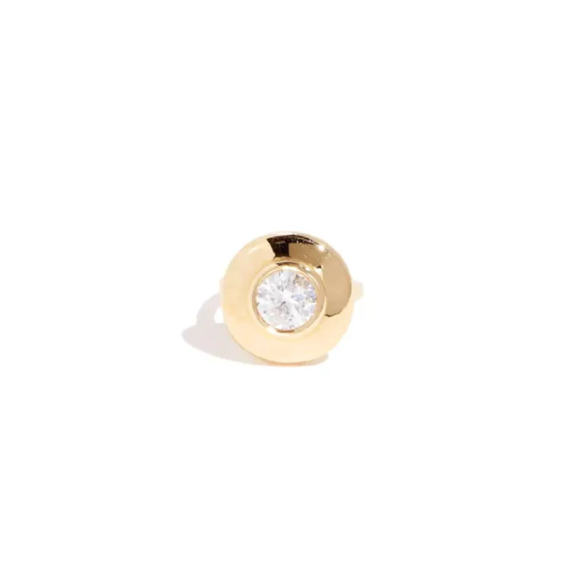 Classic Diamond Saucer Ring made by Stoned Fine Jewelry