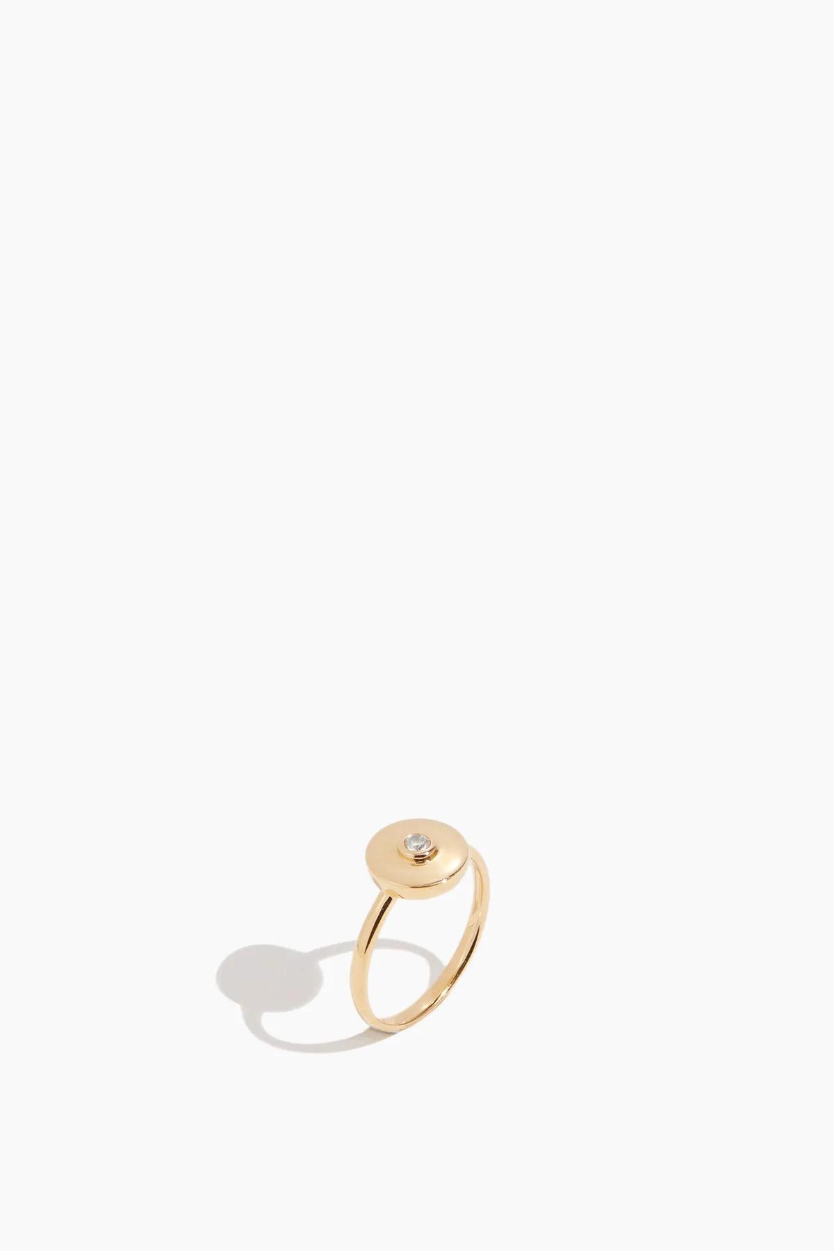 Mini Saucer Ring sold by Stoned Fine Jewelry product image thumbnail 5
