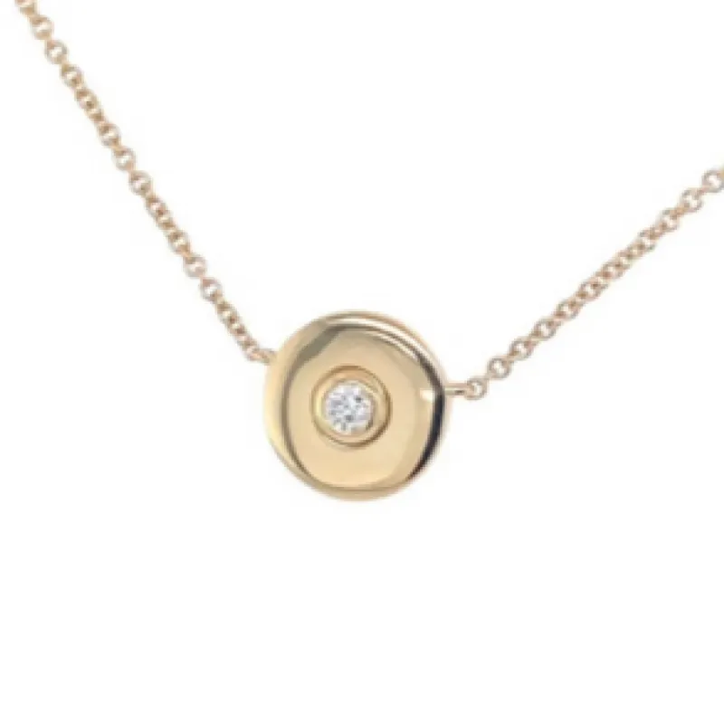 Mini Saucer Necklace sold by Stoned Fine Jewelry