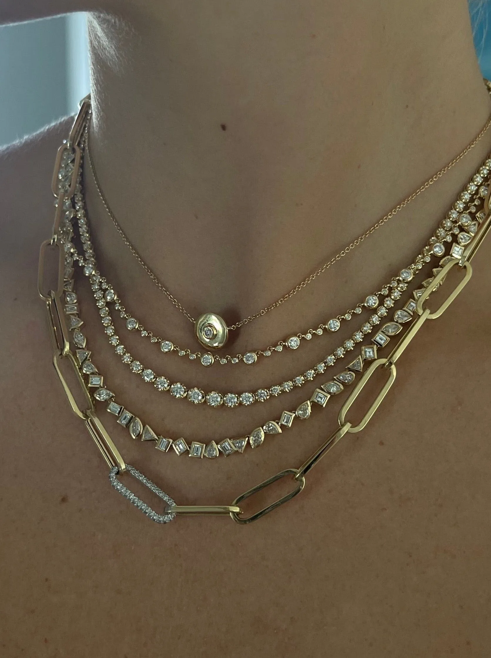 Mini Saucer Necklace sold by Stoned Fine Jewelry product image thumbnail 4