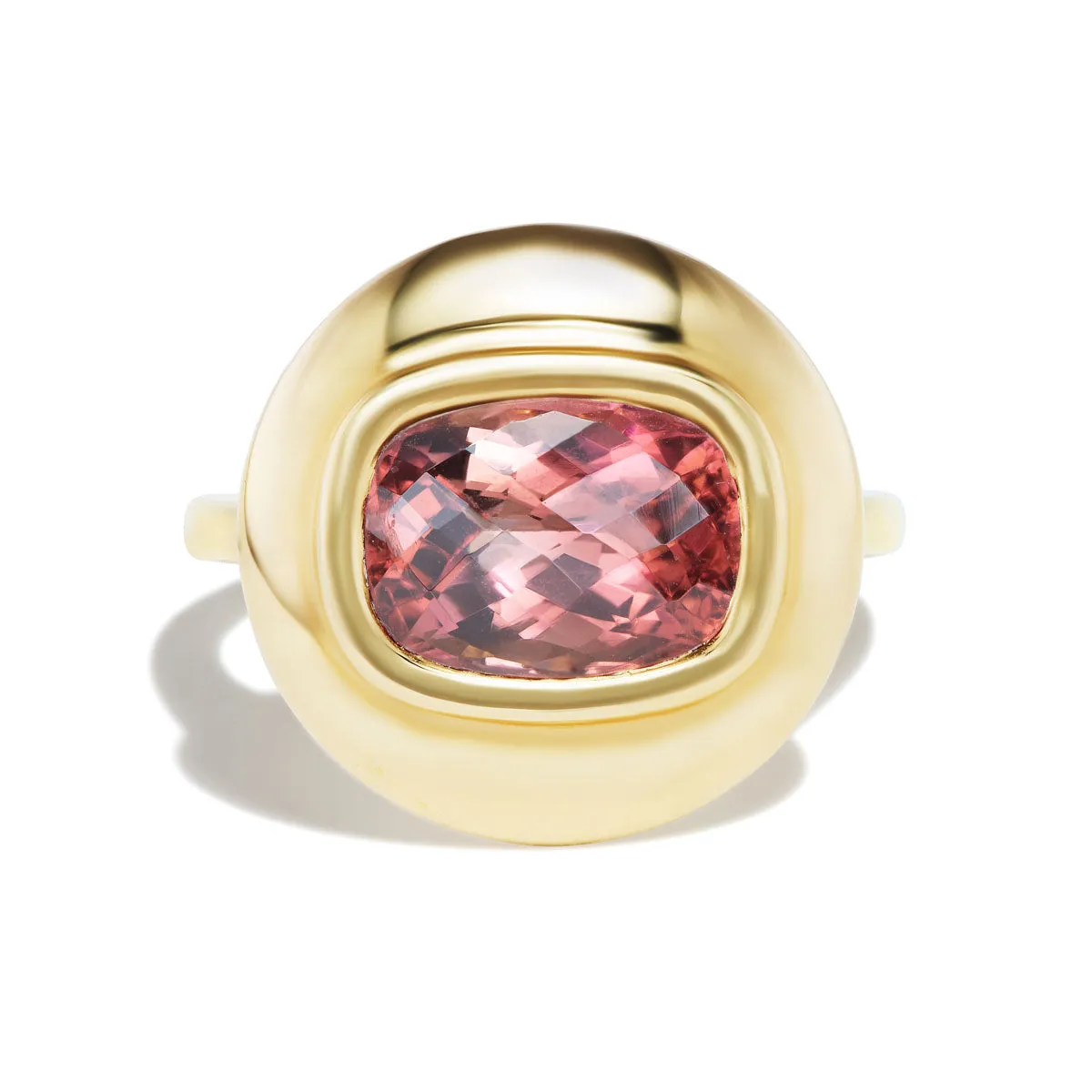 Rose Starburst Saucer Ring sold by Stoned Fine Jewelry