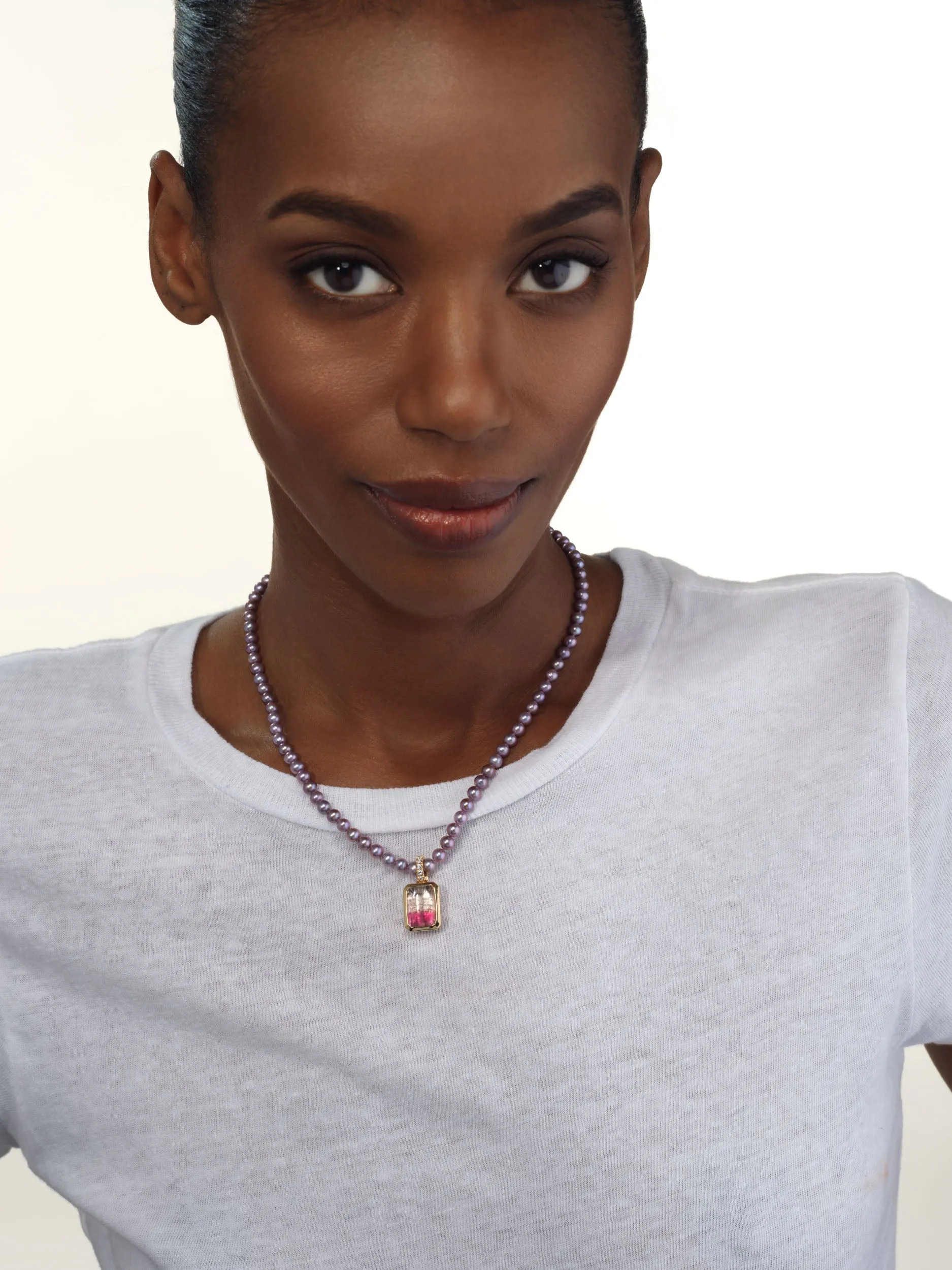Lavender Pearl Strand sold by Stoned Fine Jewelry product image thumbnail 2