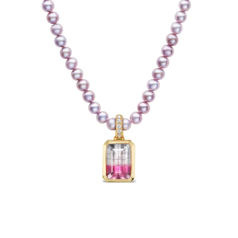 Lavender Pearl Strand made by Stoned Fine Jewelry