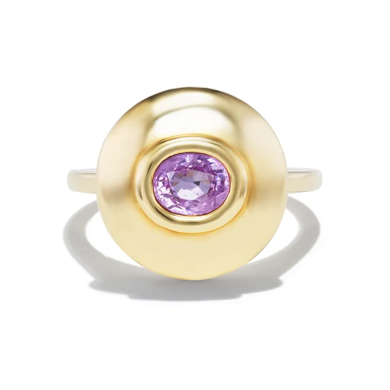 Blush Starburst Saucer Ring sold by Stoned Fine Jewelry