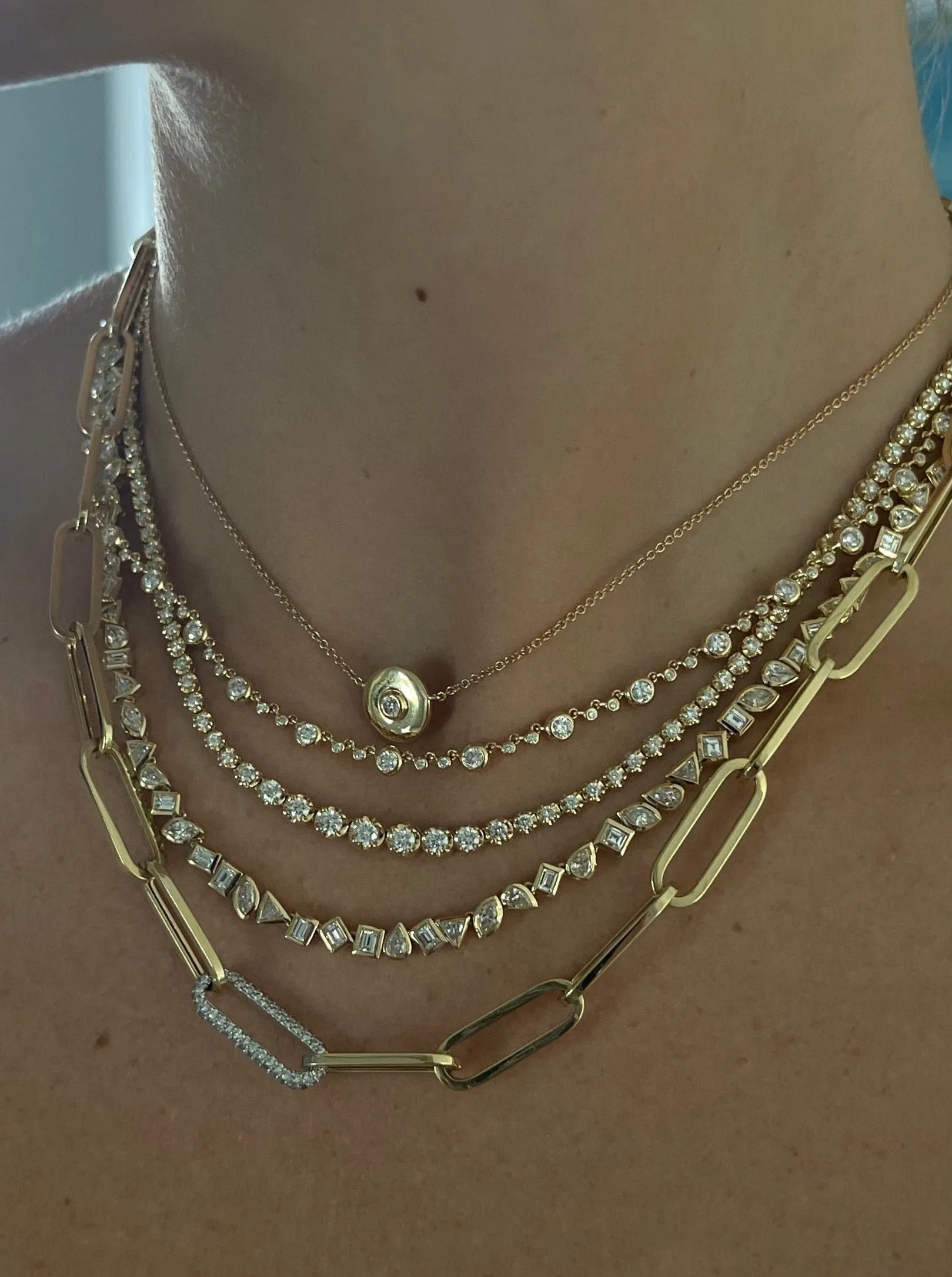 Juliet Diamond Necklace sold by Stoned Fine Jewelry product image thumbnail 4