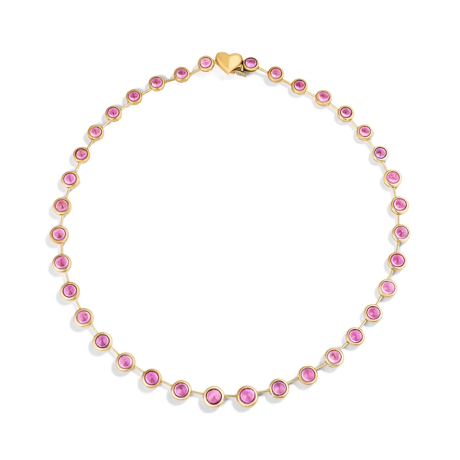 *NEW* Pink Sapphire Cloud Necklace sold by Stoned Fine Jewelry