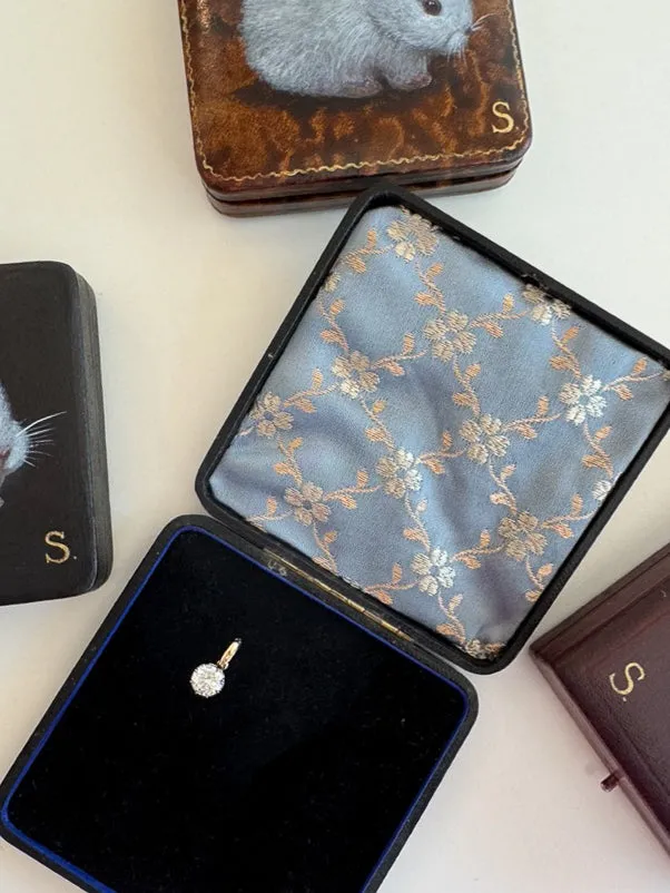 Collet Set 2 Carat Round Diamond Charm sold by Stoned Fine Jewelry product image thumbnail 5