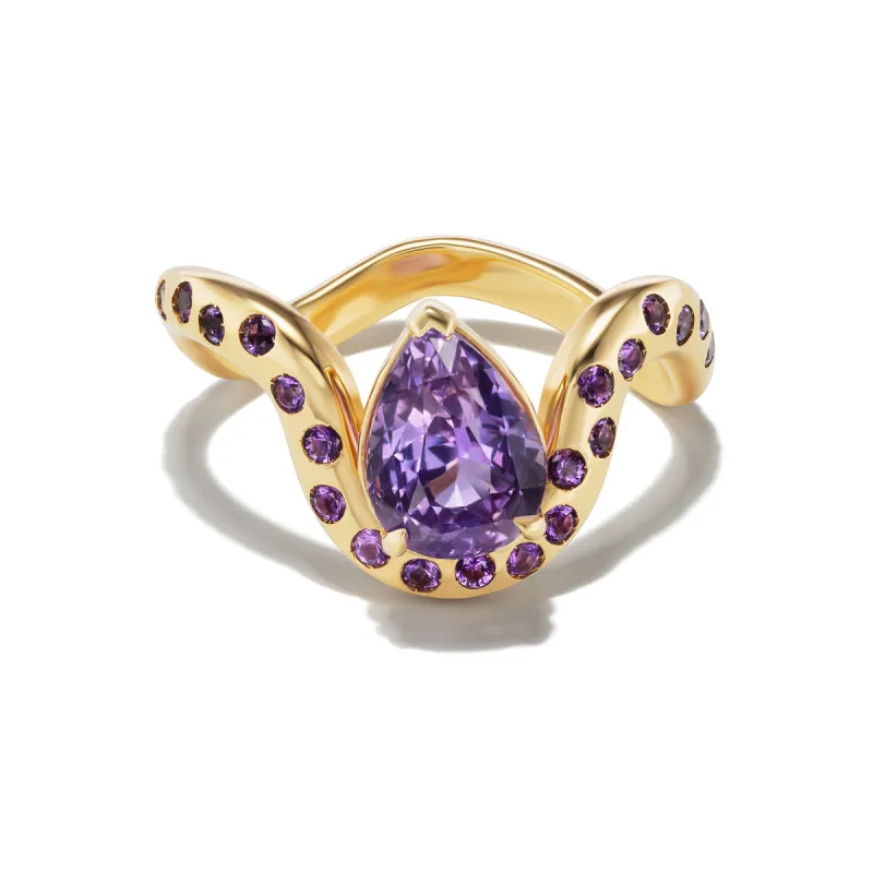 *NEW* Purple Sapphire Octavia Ring sold by Stoned Fine Jewelry