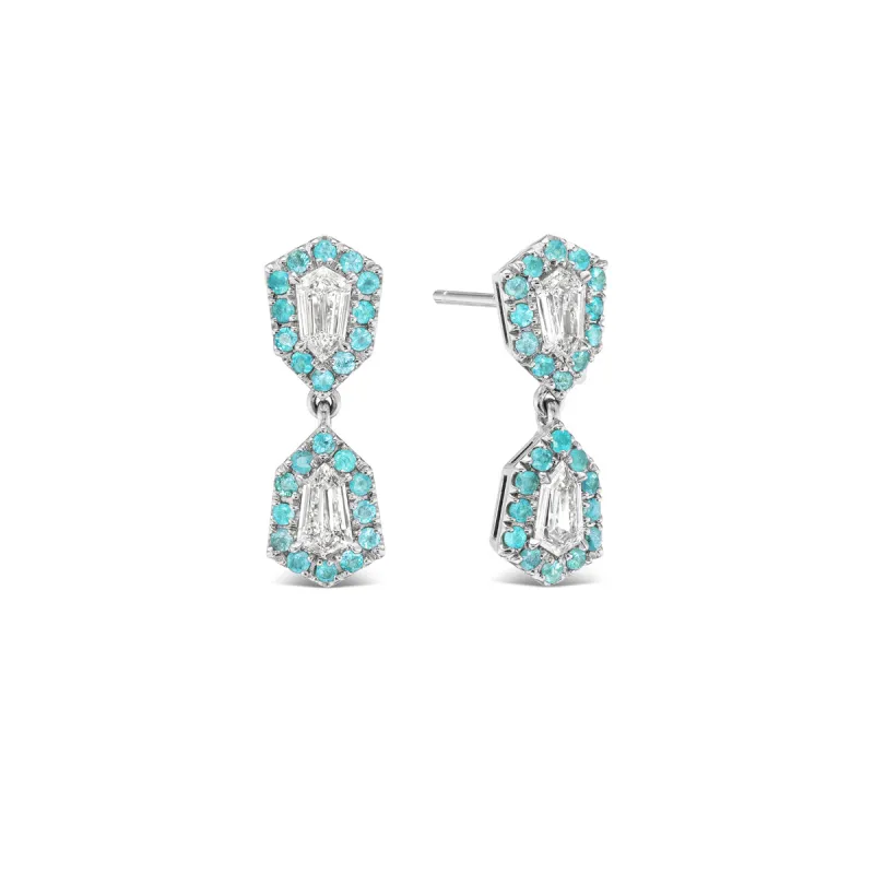 *NEW* Paraíba Aura Earrings made by Stoned Fine Jewelry
