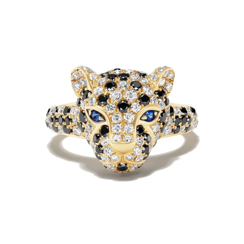 *NEW* Jaguar Pinky Ring made by Stoned Fine Jewelry