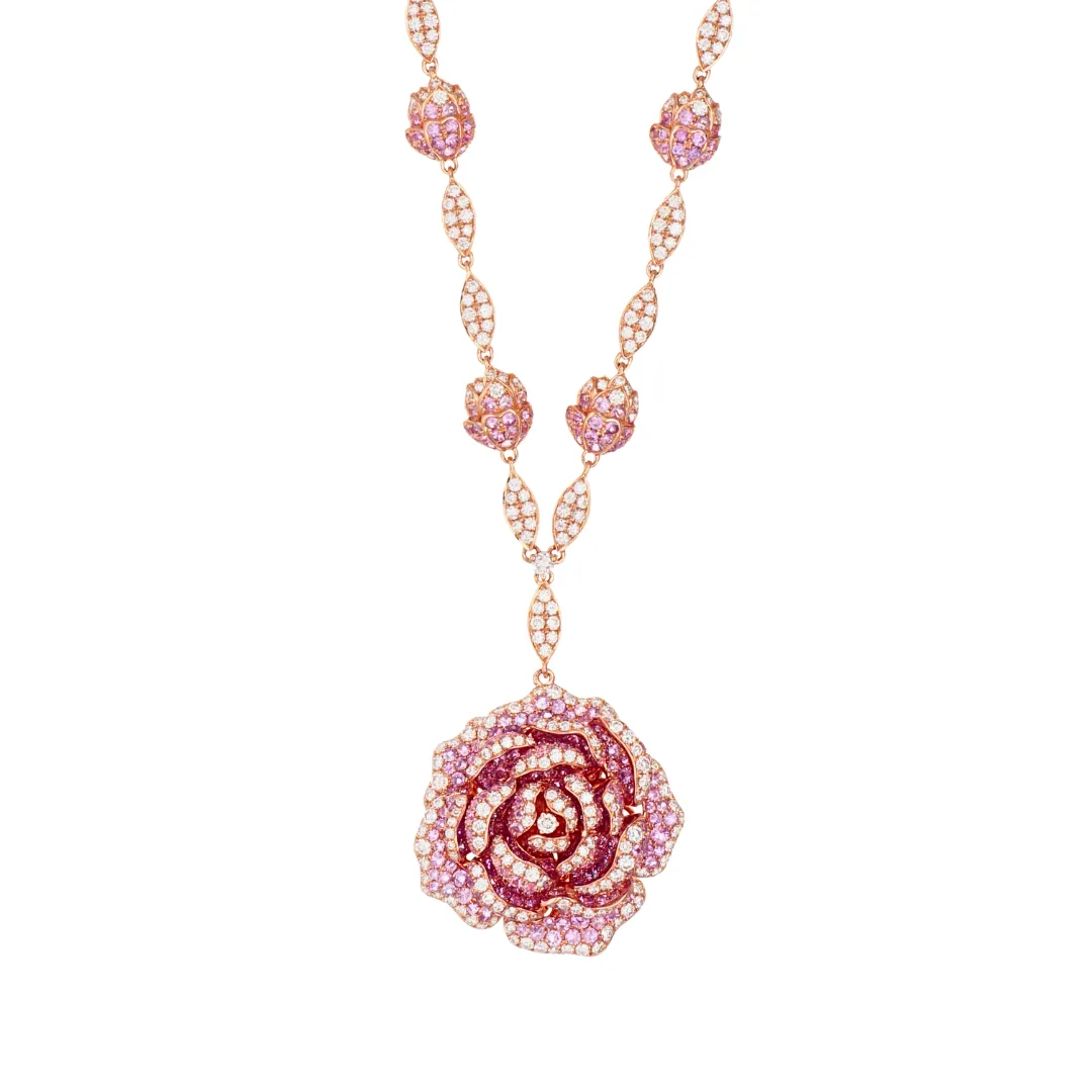 Peony Necklace sold by Stoned Fine Jewelry