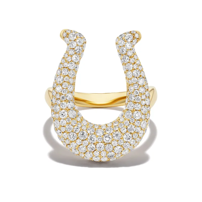 *NEW* Pavé Horseshoe Ring made by Stoned Fine Jewelry