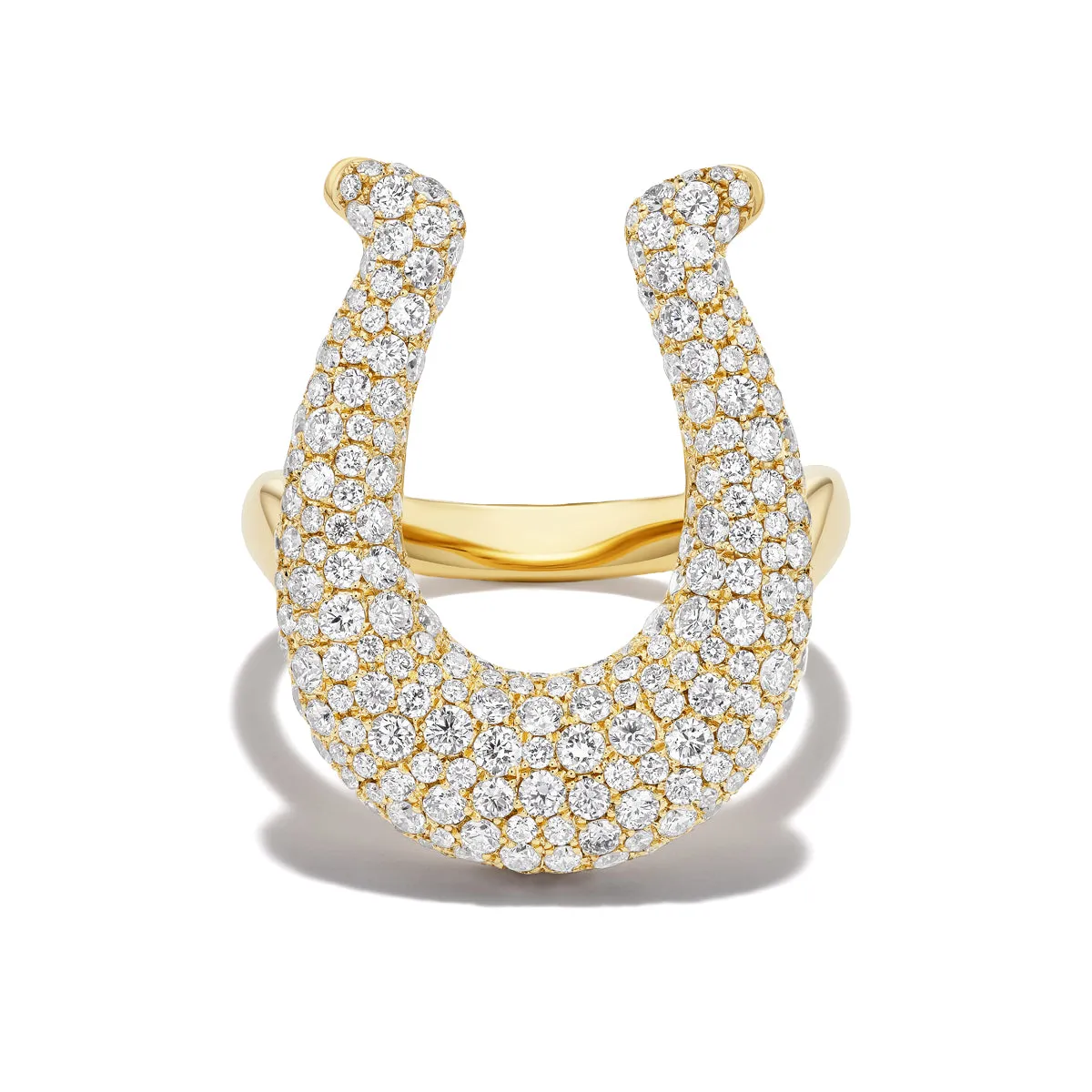 *NEW* Pavé Horseshoe Ring sold by Stoned Fine Jewelry