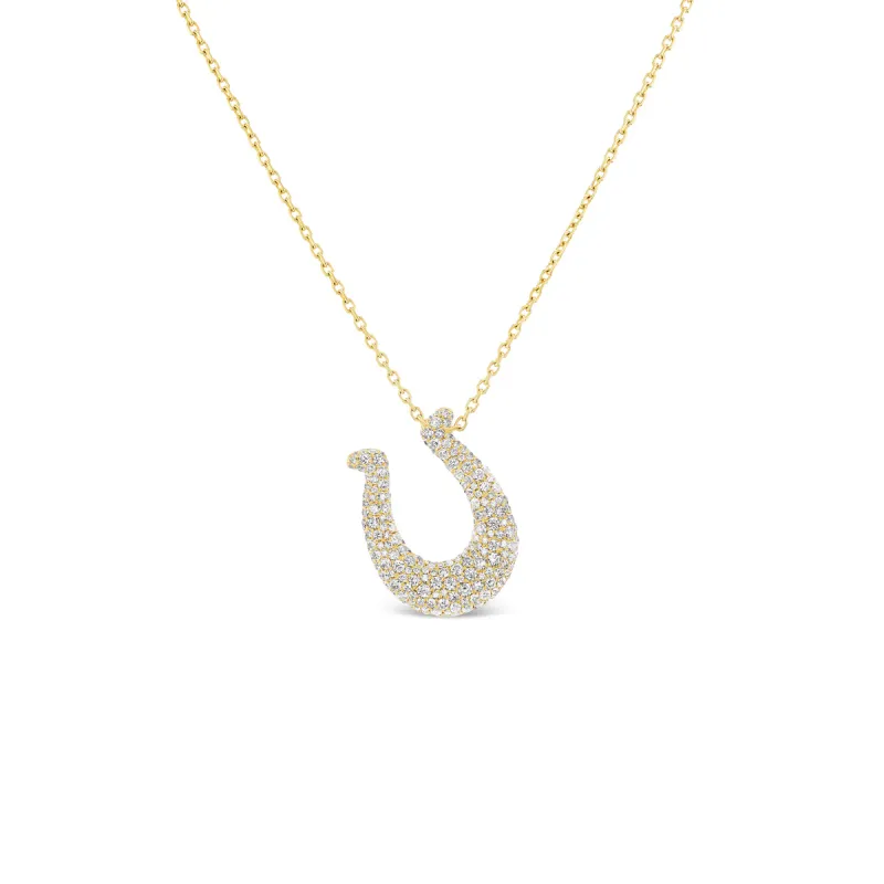 *NEW* Pavé Horseshoe Pendant made by Stoned Fine Jewelry