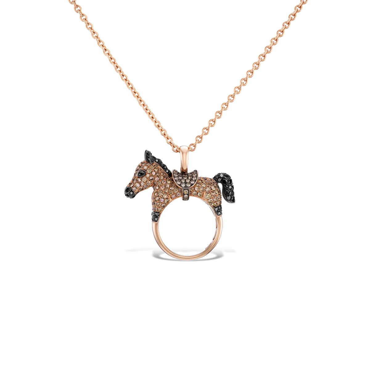 *NEW* Champagne Pony Saddle Charm Holder sold by Stoned Fine Jewelry product image thumbnail 2