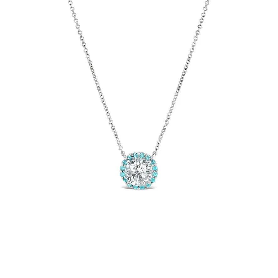 Paraíba Aura Pendant sold by Stoned Fine Jewelry