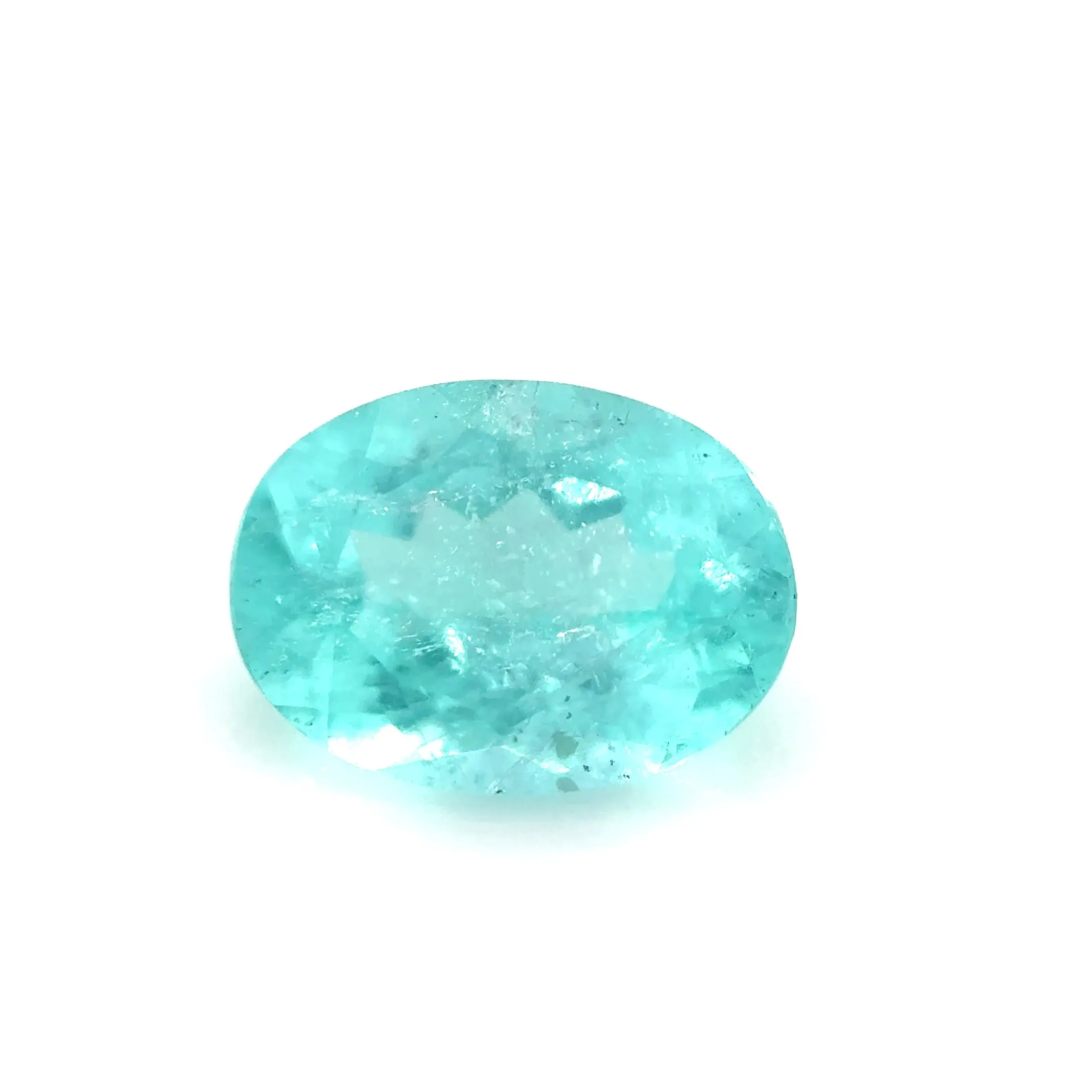 *COUTURE* Bespoke 0.86 Carat Oval Cut Paraíba Tourmaline sold by Stoned Fine Jewelry
