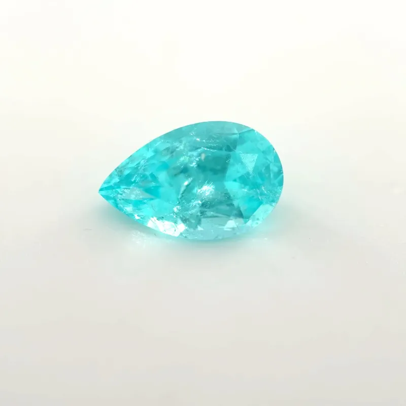 *COUTURE* Bespoke 0.90 Carat Pear Cut Paraíba Tourmaline made by Stoned Fine Jewelry