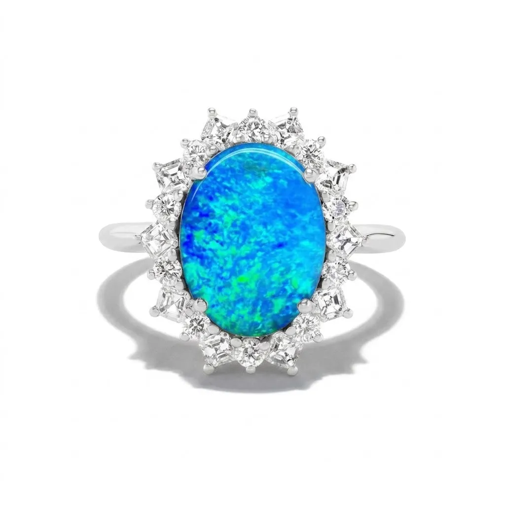 4.80CT Black Opal Mille Ring sold by Stoned Fine Jewelry