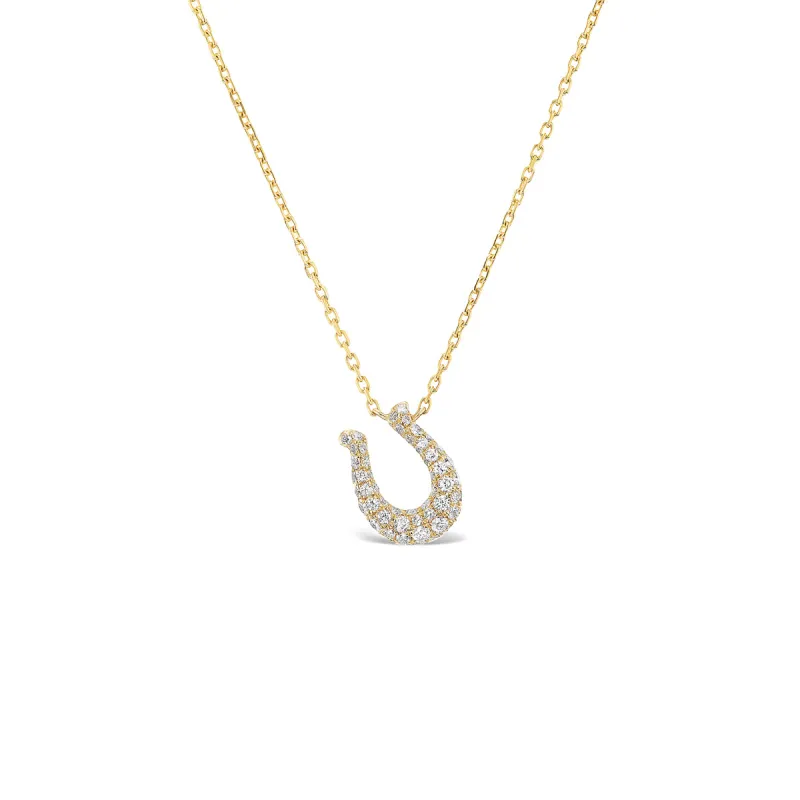 *NEW* Mini Horseshoe Pendant made by Stoned Fine Jewelry