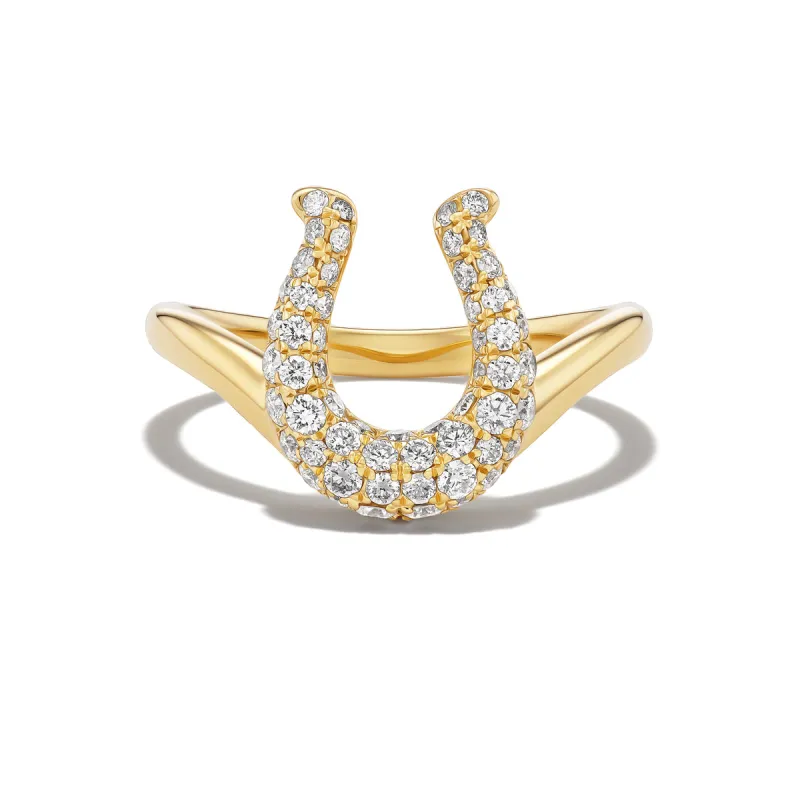 *NEW* Mini Horseshoe Pinky Ring made by Stoned Fine Jewelry