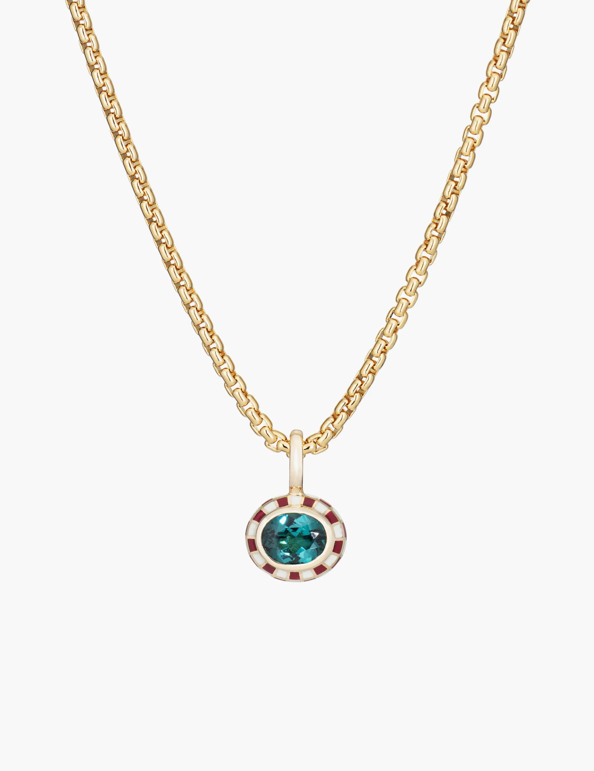 Tourmaline Checkered Pendant sold by Kathryn Bentley