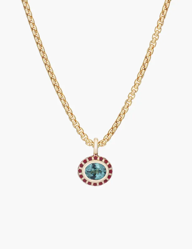 Tourmaline Floral Pendant sold by Kathryn Bentley