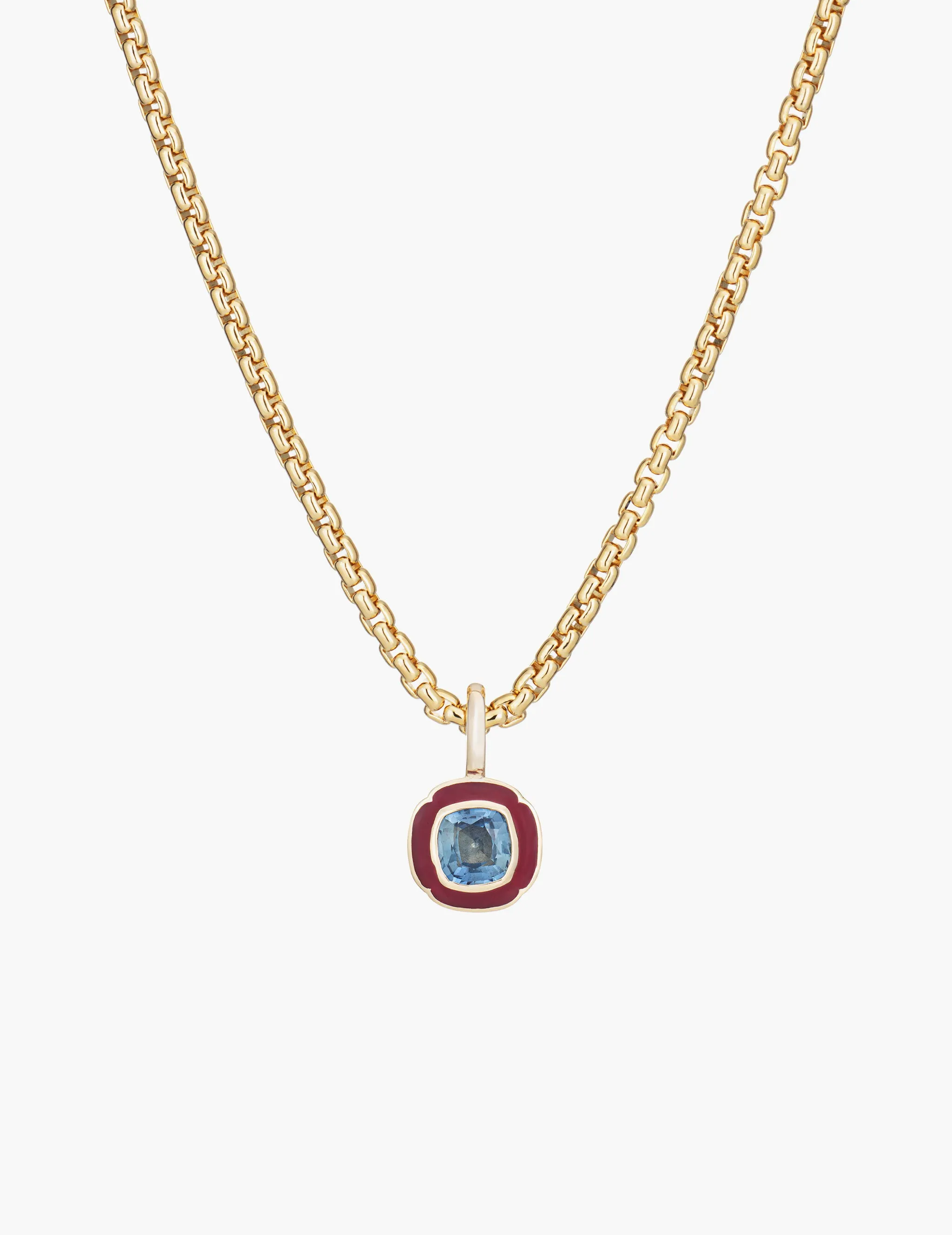 Blue Sapphire Tulip Pendant sold by Kathryn Bentley