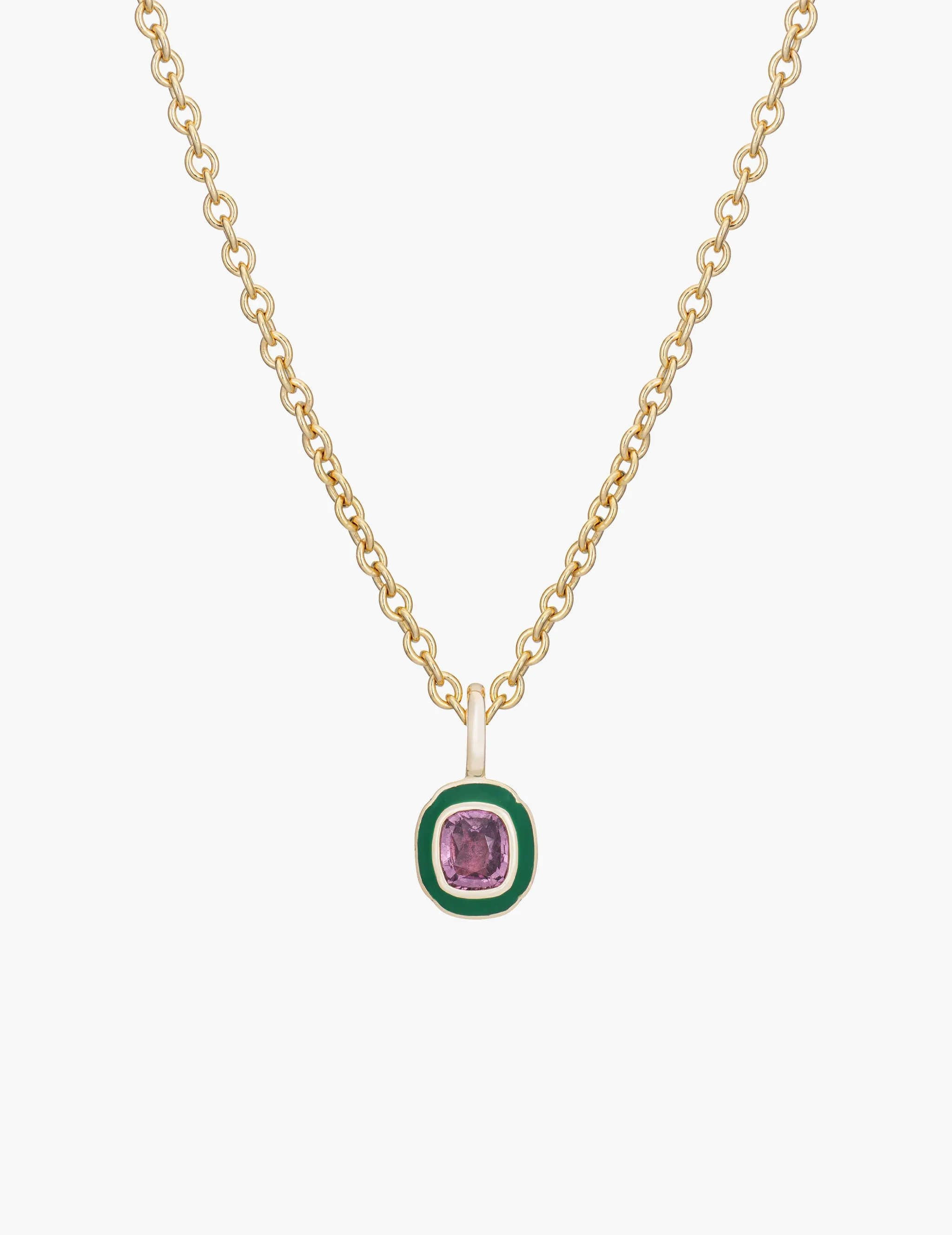 Pink Sapphire Floral Pendant sold by Kathryn Bentley product image thumbnail 3