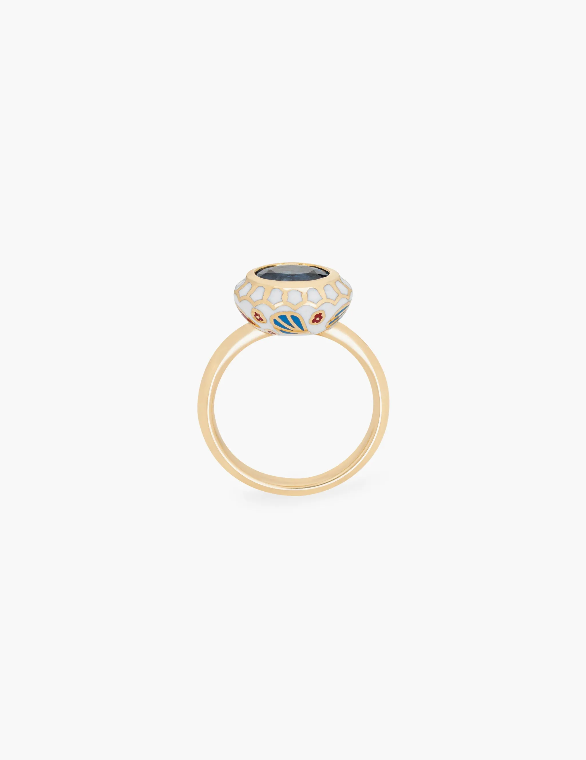Sapphire Floral Ring sold by Kathryn Bentley product image thumbnail 2