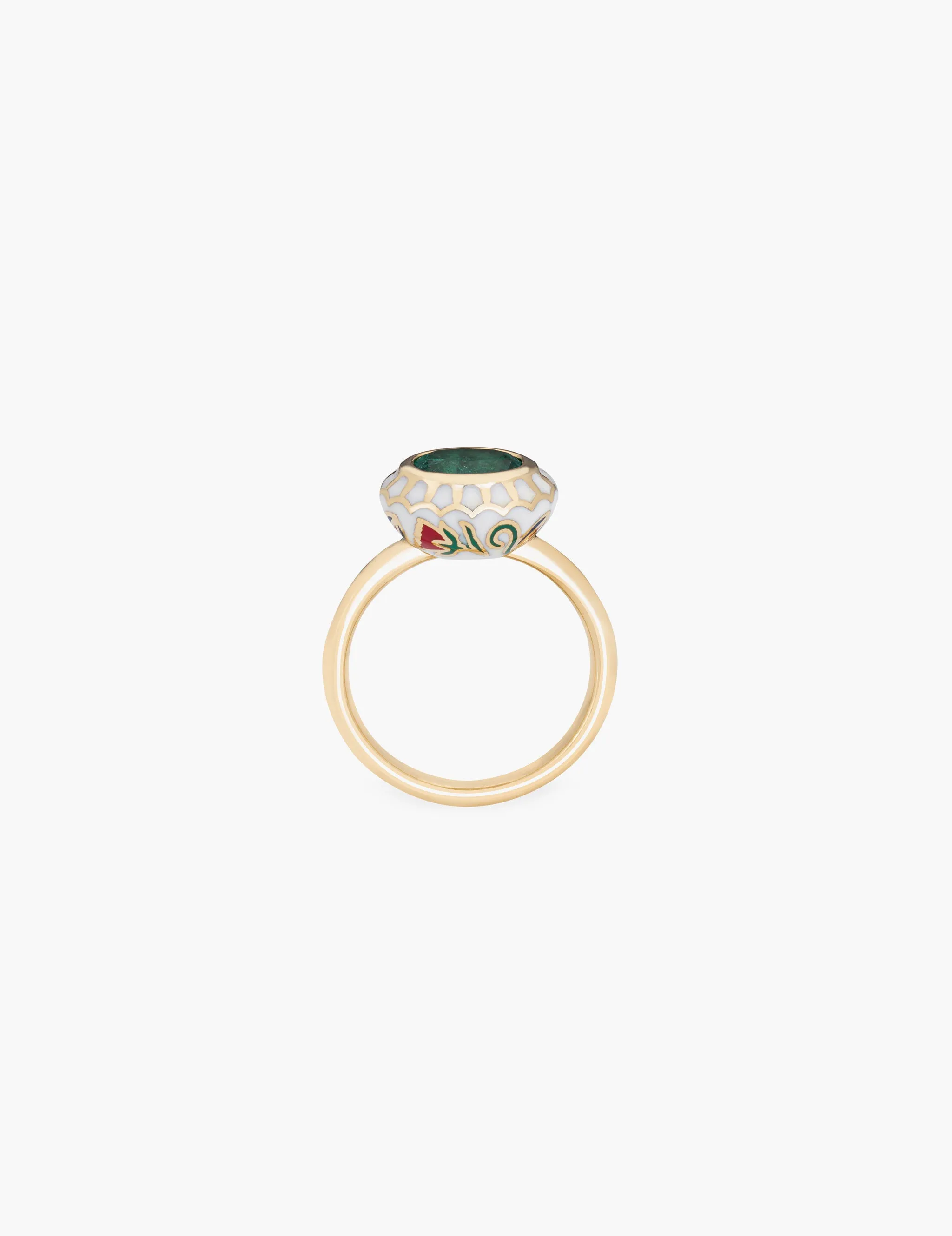 Emerald Tulip Ring sold by Kathryn Bentley product image thumbnail 2