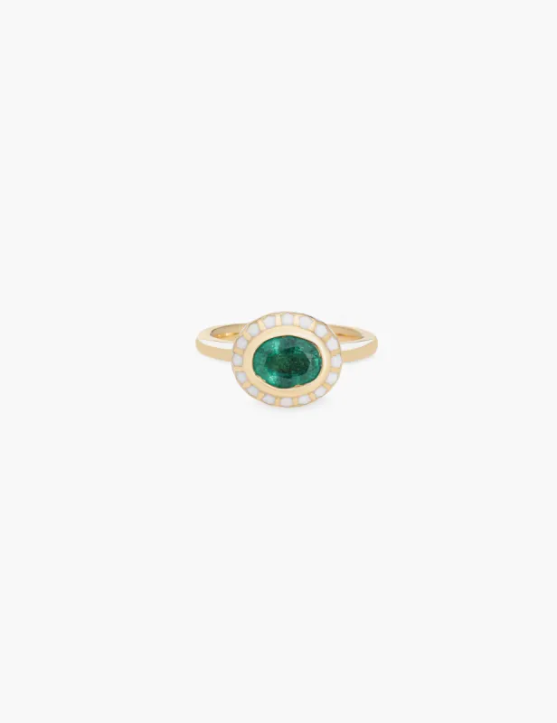 Emerald Tulip Ring sold by Kathryn Bentley