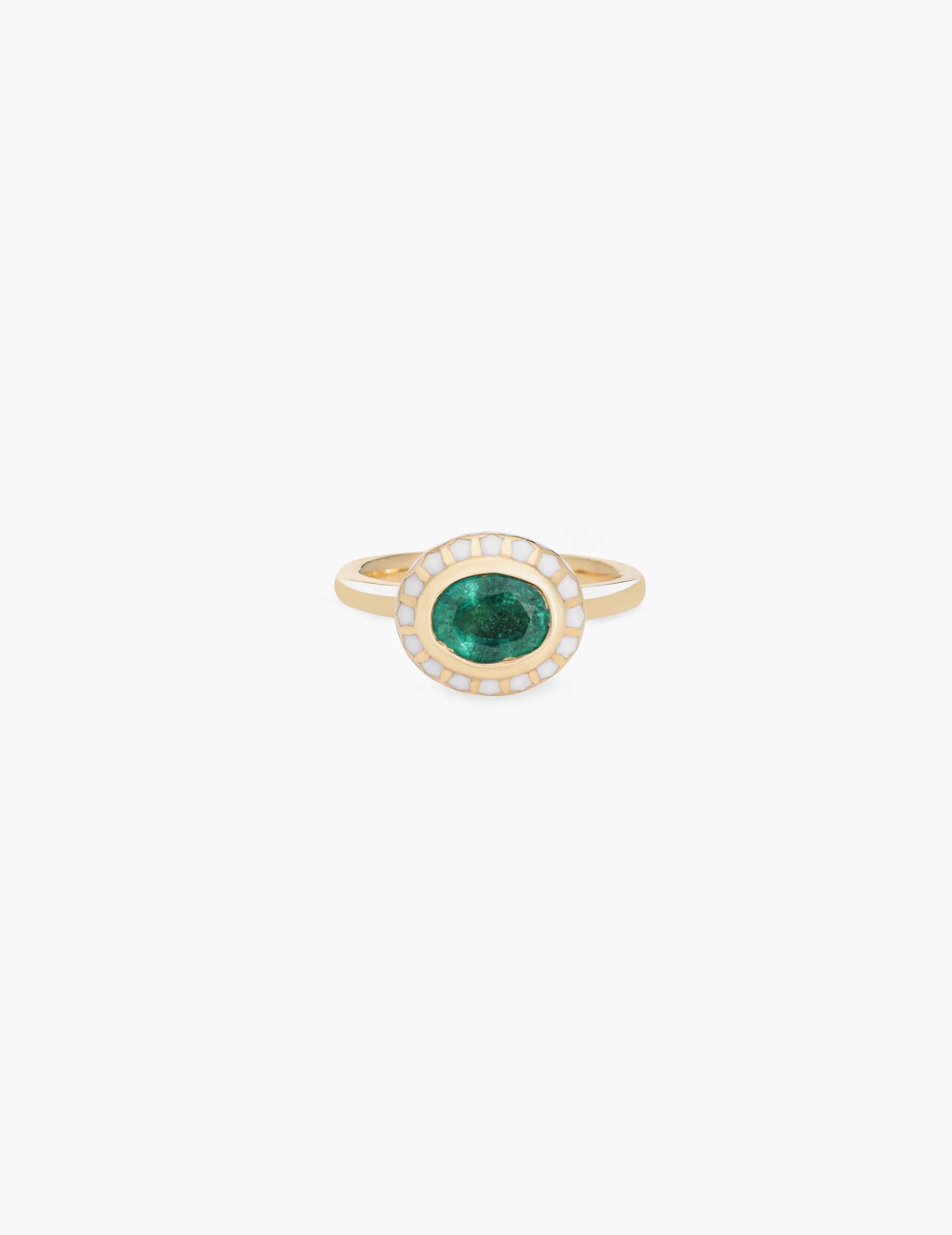 Emerald Tulip Ring sold by Kathryn Bentley