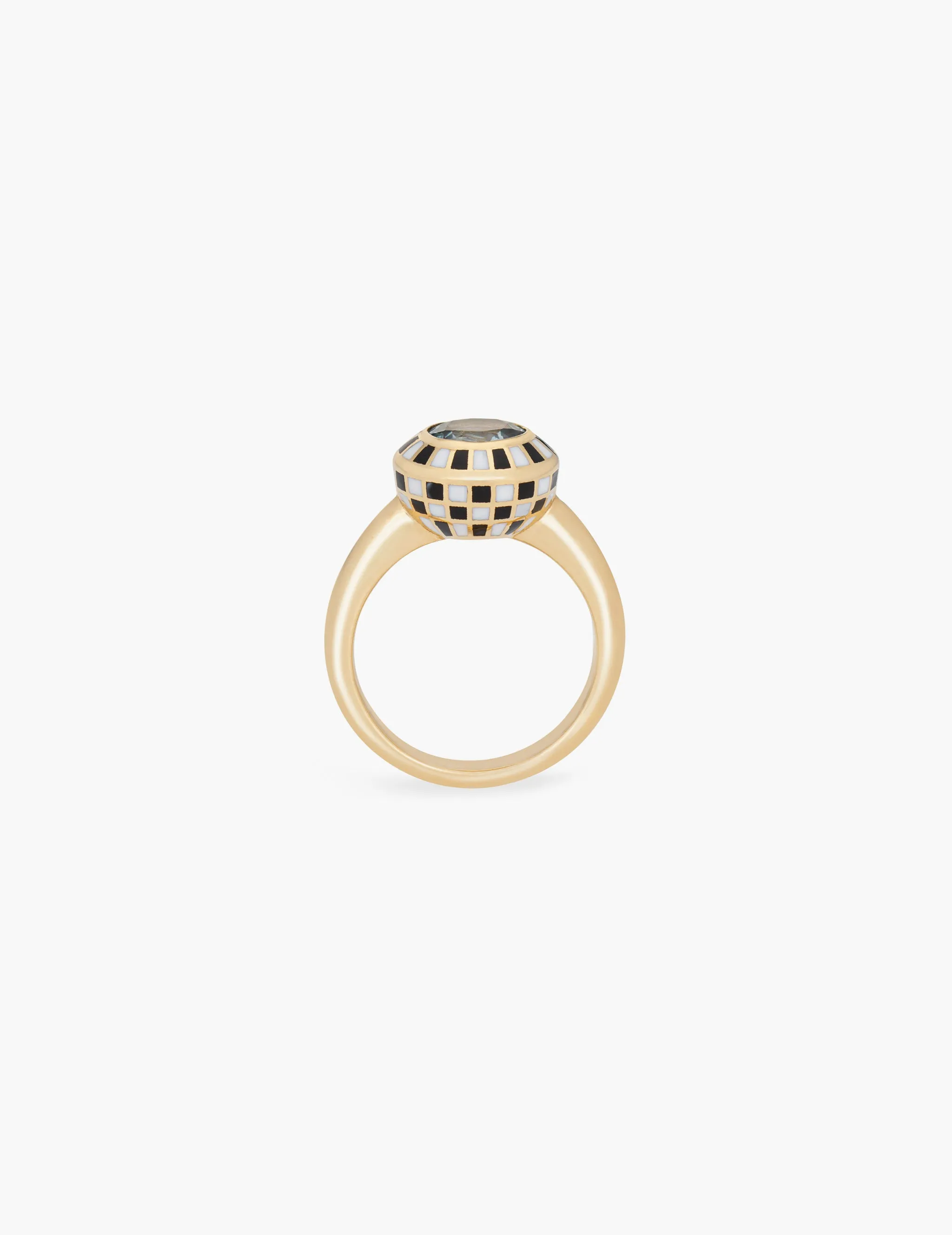 Sapphire Checkered Ring sold by Kathryn Bentley product image thumbnail 2