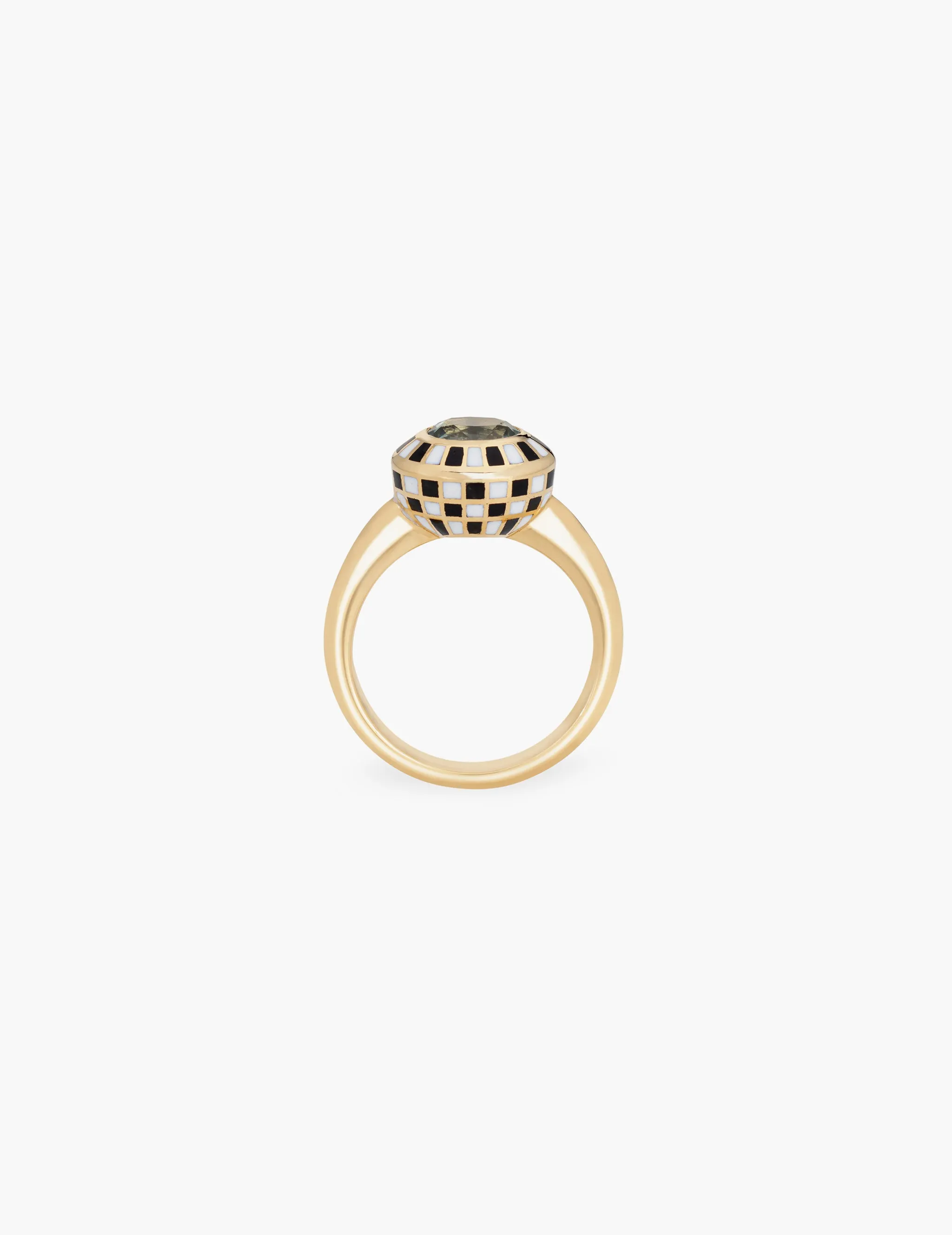 Sapphire Checkered Ring sold by Kathryn Bentley product image thumbnail 5