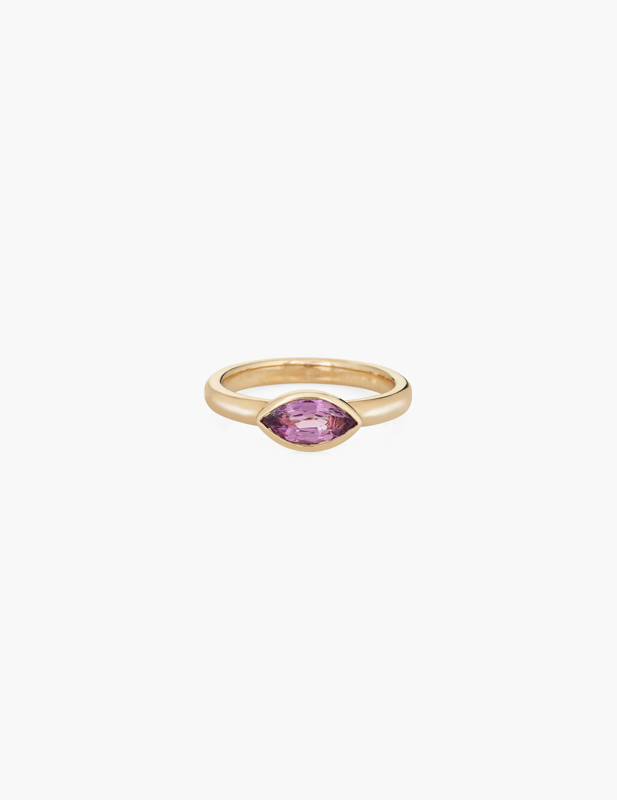 Marquise Pink Sapphire Ring sold by Kathryn Bentley