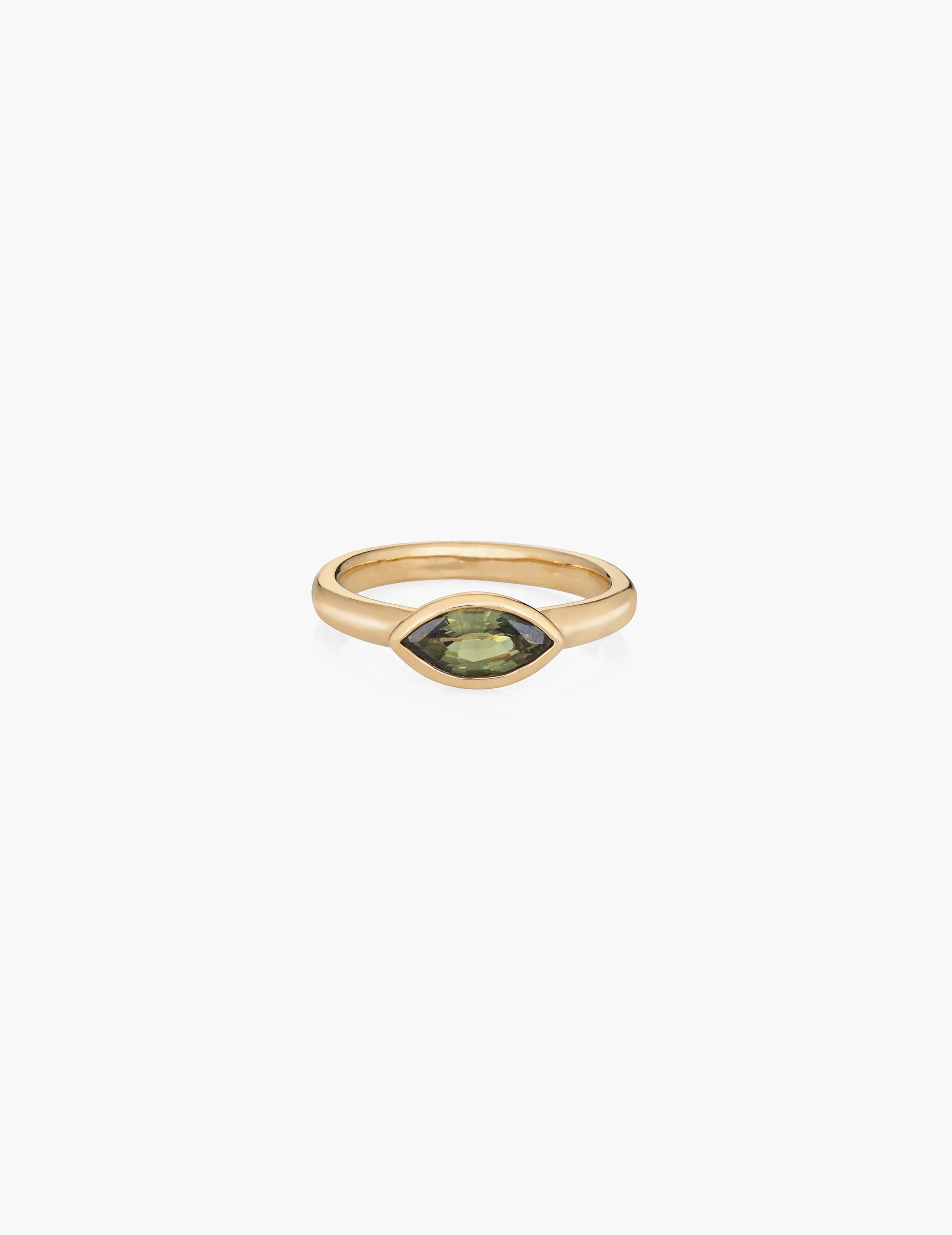 Marquise Green Sapphire Ring sold by Kathryn Bentley